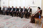  تصاویر دیدار عیدانه رئیسی با مقامات کشوری و لشکری