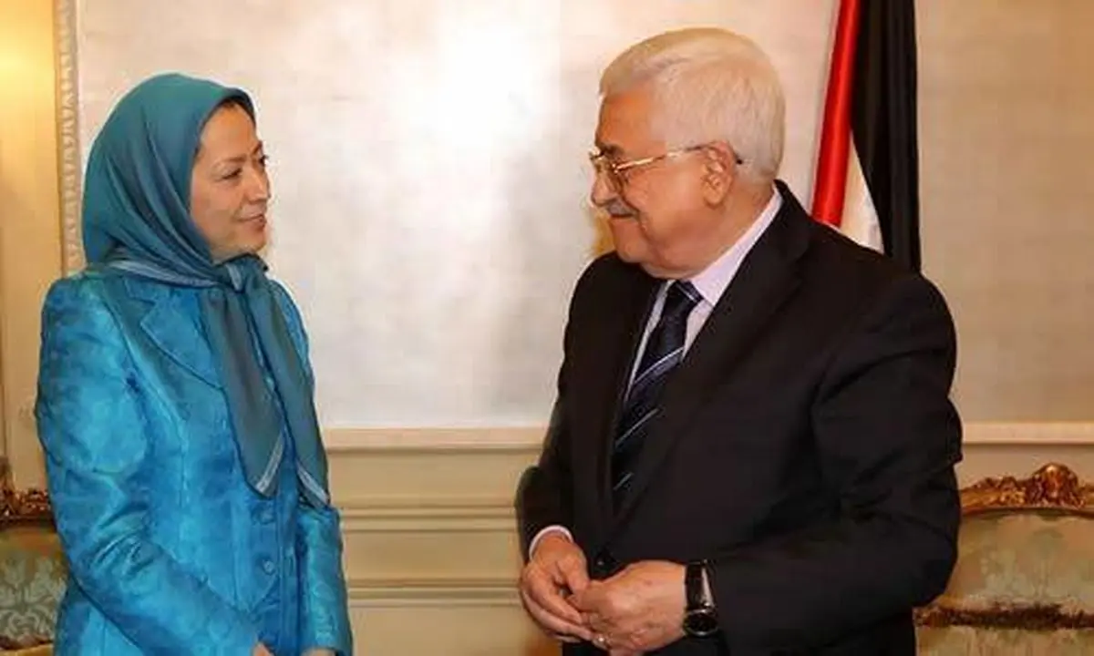 دیدار معنا دار محمود عباس با سران منافقین