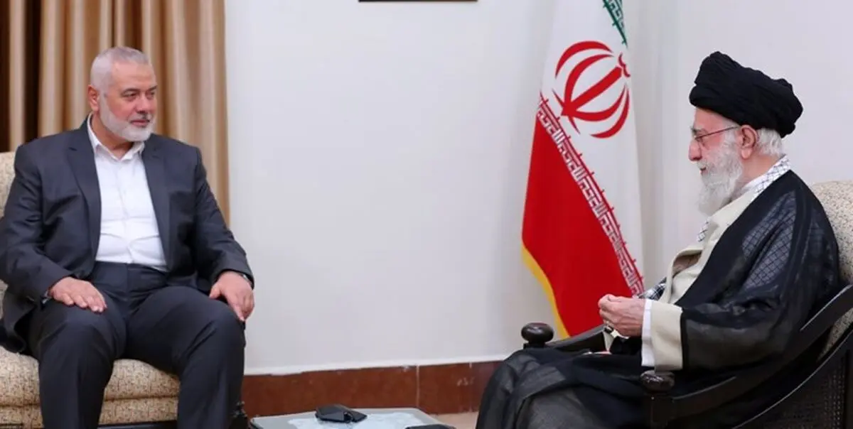  رئیس دفتر سیاسی حماس با رهبر معظم انقلاب دیدار کرد 