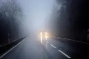 
مه آلود بودن جاده چالوس و سوادکوه
