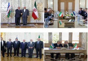 دیدار وزیر امورخارجه ازبکستان با ظریف