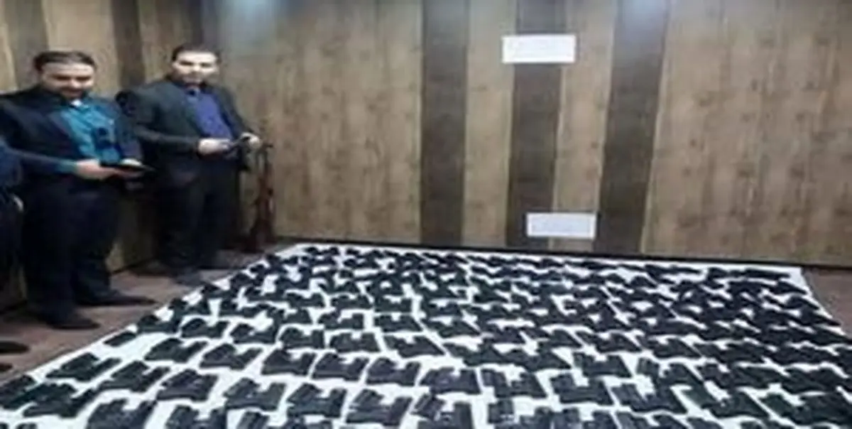 کشف ۱۴۰ سلاح جنگی غیر مجاز در شوش
