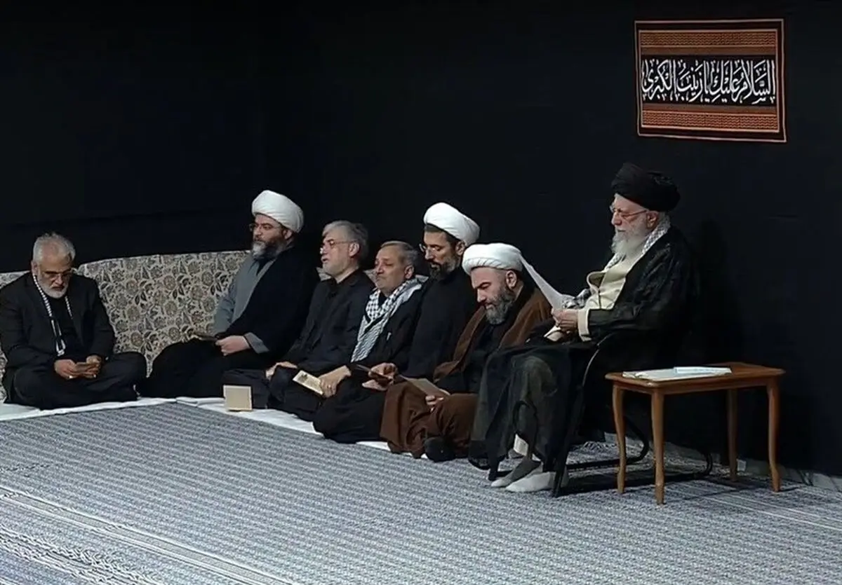  مراسم عزاداری اربعین حسینی با حضور رهبر انقلاب برگزار شد 