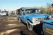 واژگونی وانت نیسان در کمربندی پایتخت
