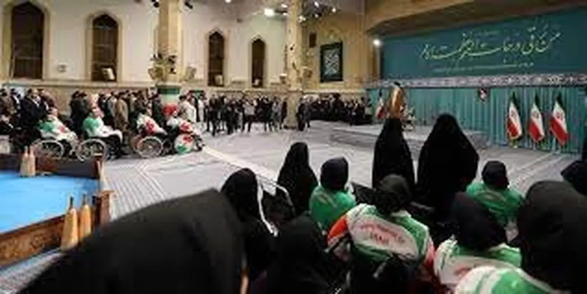 عکس محمد حسین میثاقی در دیدار امروز رهبر معظم انقلاب