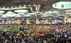 خروش صدها هزار نفری مردم تهران در حمایت از رئیسی / فیلم