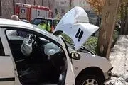 
برخورد مرگبار پژو ۲۰۶ با تیر برق
