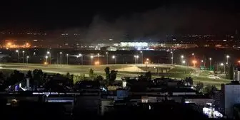 حمله راکتی و پهپادی به پایگاه نظامیان آمریکایی در فرودگاه اربیل