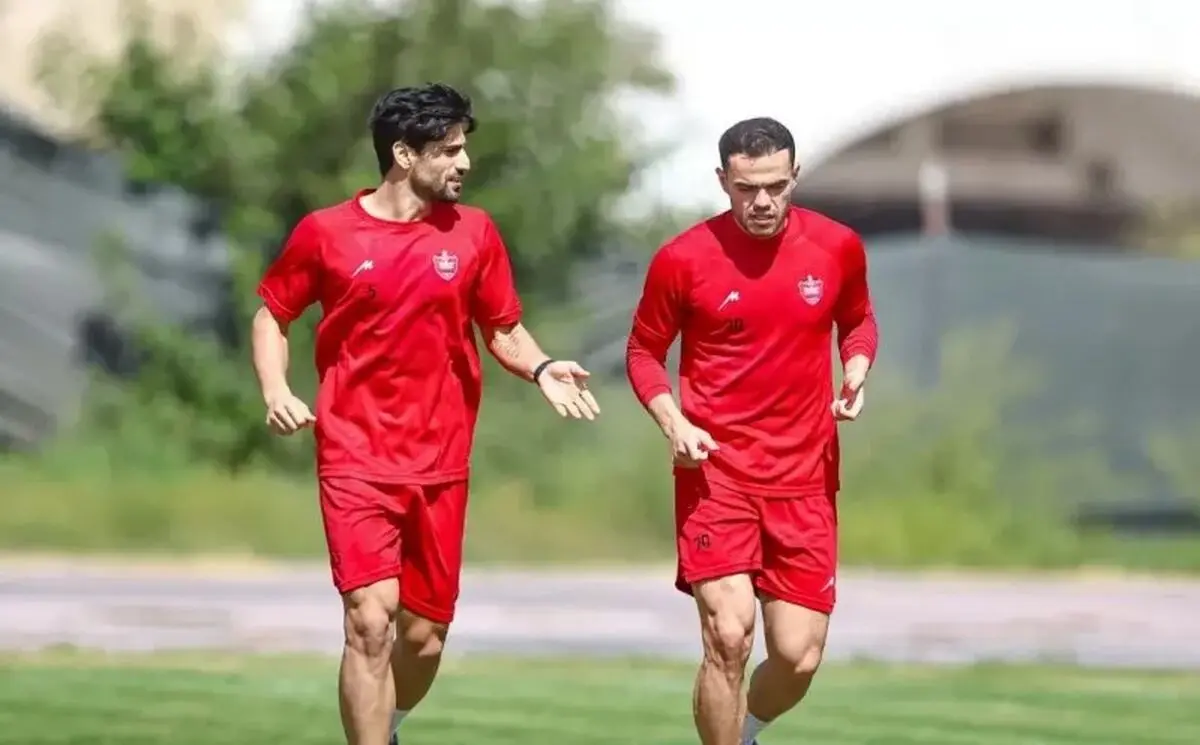 تمرین مدافع کلیدی پرسپولیس کنار مصدومان