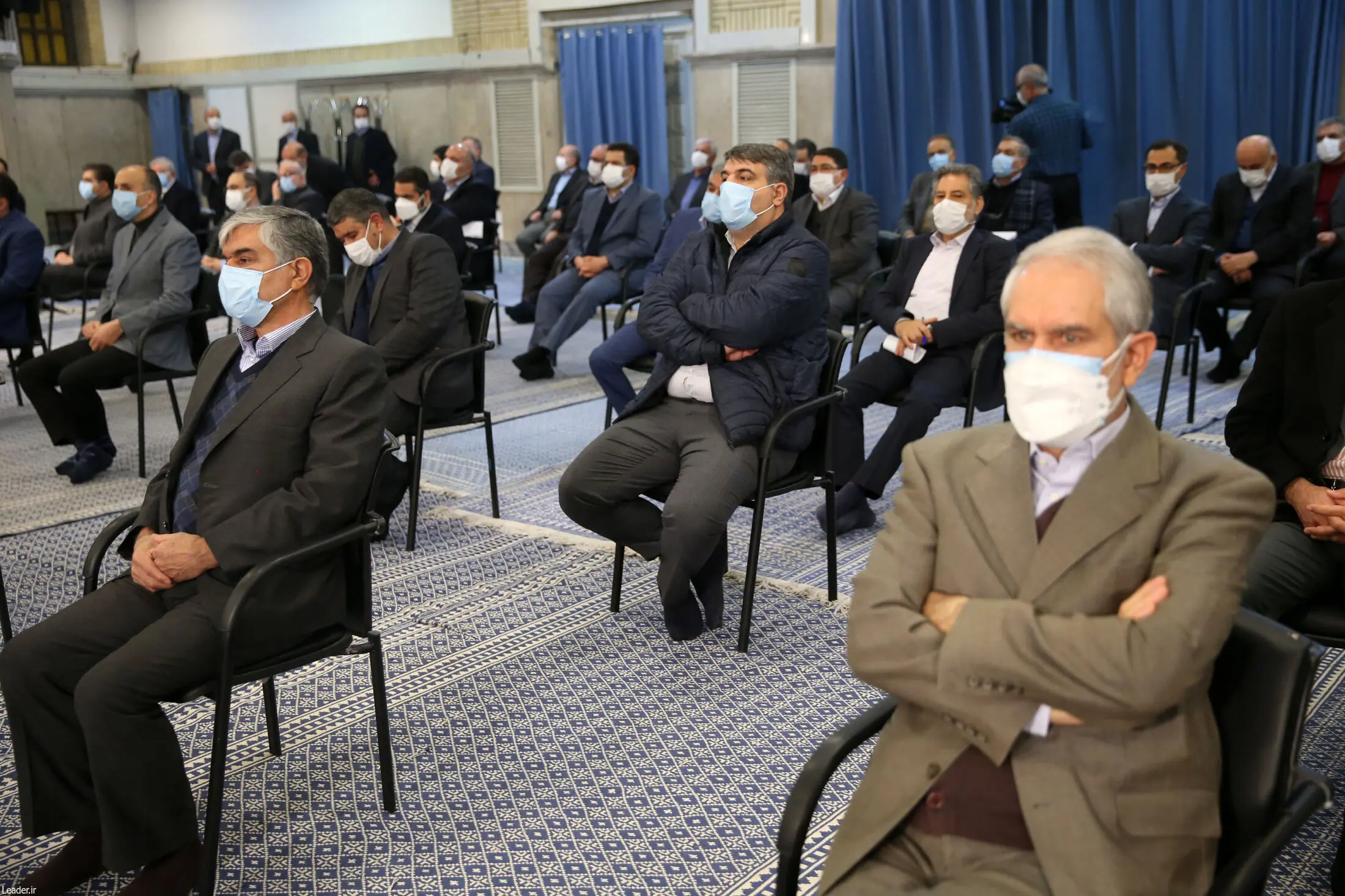 دیدار جمعی از تولیدکنندگان و فعالان صنعتی با رهبر معظم انقلاب/گزارش تصویری