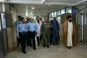 بازدید امیر نصیرزاده از پایگاه هوایی شکاری چابهار