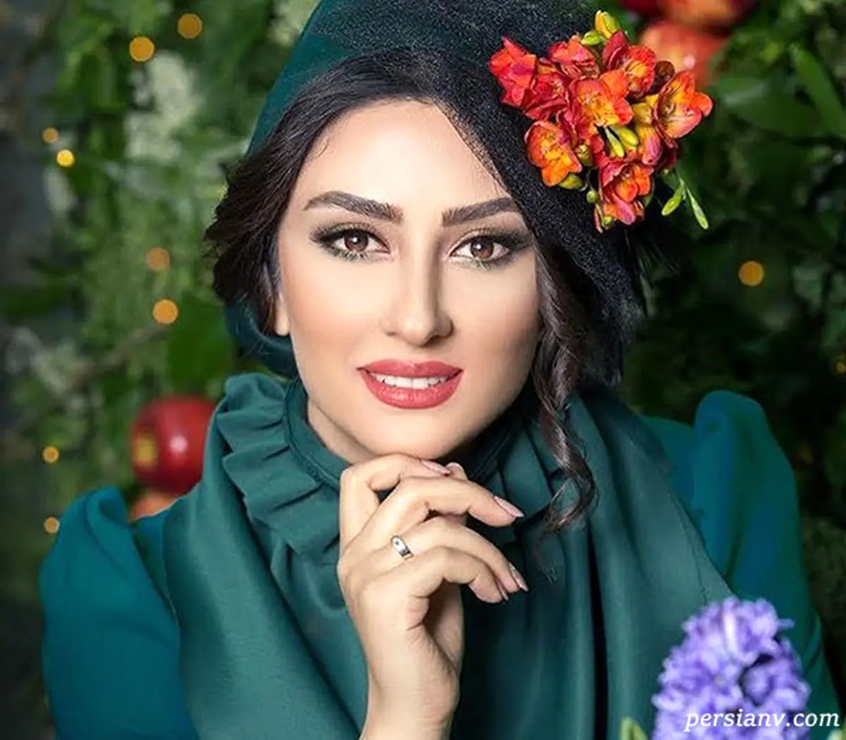  الهام طهموری و همسرش /  عکس