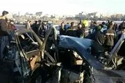 5 کشته و زخمی در تصادف دو خودروی سواری در بزرگراه باکری