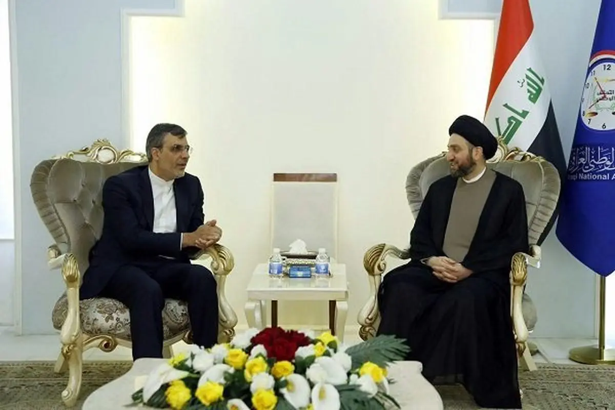 دیدار «جابری انصاری» با «عمار حکیم»