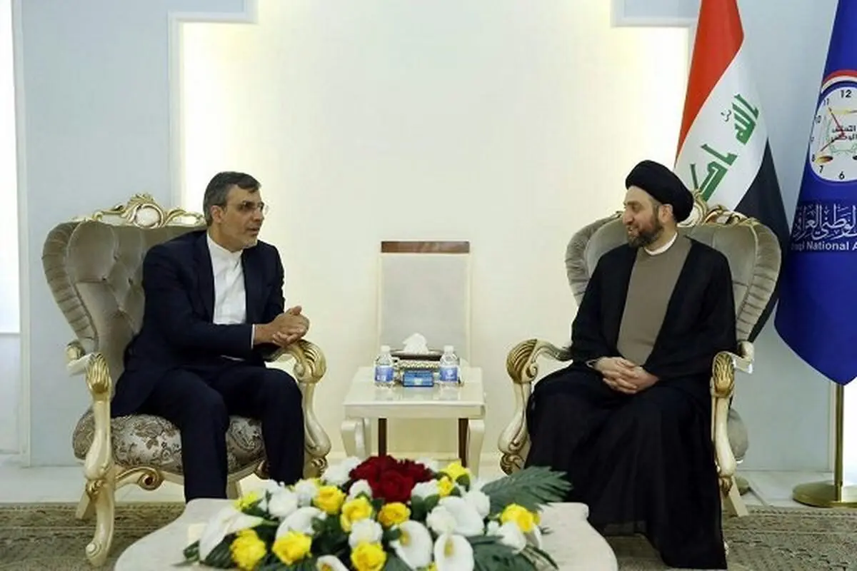 دیدار «جابری انصاری» با «عمار حکیم»