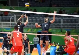 والیبال ایران اولین پیروزی خود را در المپیک کسب کرد