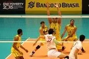 آغاز دومین مسابقه والیبال ایران و برزیل