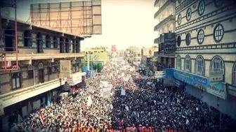تظاهرات گسترده مخالفان در یمن