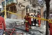 هفت مصدوم در انفجار ساختمان مسکونی غرب تهران
