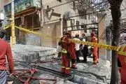 هفت مصدوم در انفجار ساختمان مسکونی غرب تهران
