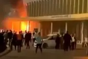 دومین آتش‌سوزی در فرودگاه بین المللی بغداد + فیلم