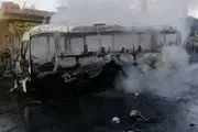 حمله تروریستی به اتوبوس نظامیان سوری با 13 کشته