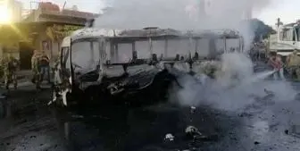حمله تروریستی به اتوبوس نظامیان سوری با 13 کشته