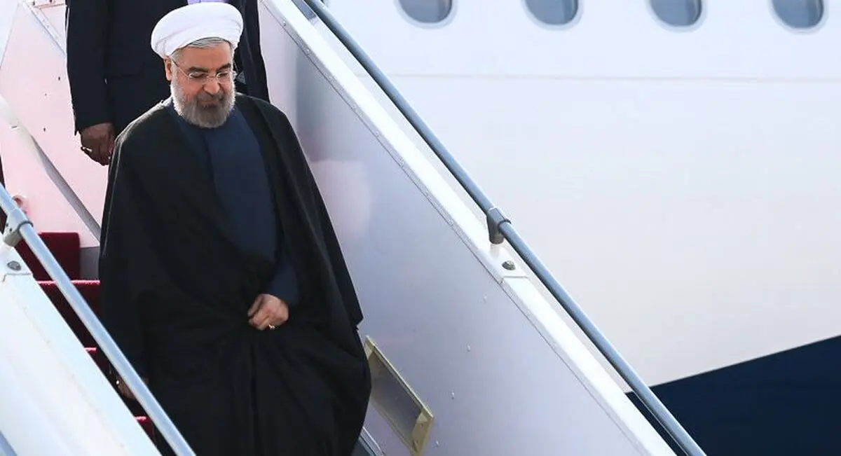 روحانی وارد اهواز شد