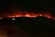 
آتش سوزی گسترده در مراتع و کوه های اطراف شازند و آستانه
