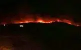 
آتش سوزی گسترده در مراتع و کوه های اطراف شازند و آستانه
