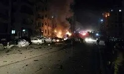 وقوع انفجار در مرکز غزه +عکس