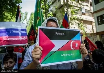 تجمع در محکومیت جنایات رژیم صهیونیستی