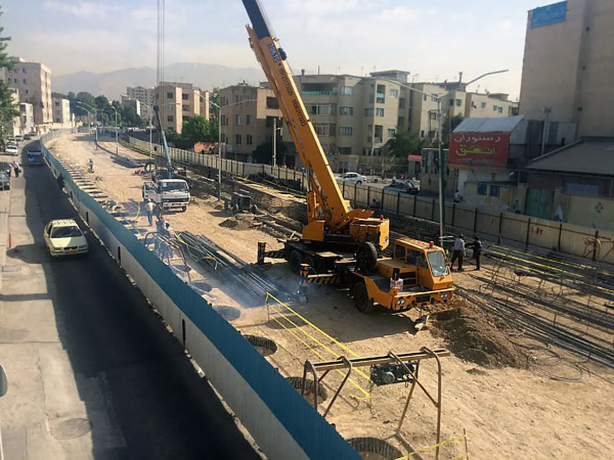 آخرین وضعیت زیرگذر استاد معین‌