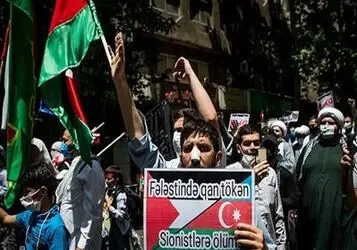 تجمع در محکومیت جنایات رژیم صهیونیستی