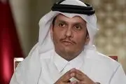 قطر: بدون حل مسئله فلسطین هیچ صلحی در منطقه محقق نمی‌شود