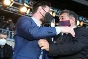 بارسا برای تمدید با مسی از رئیس لالیگا کمک خواست
