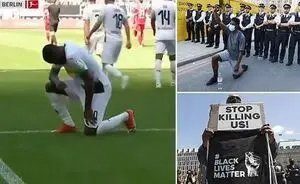 فوتبال علیه نژادپرستی +عکس