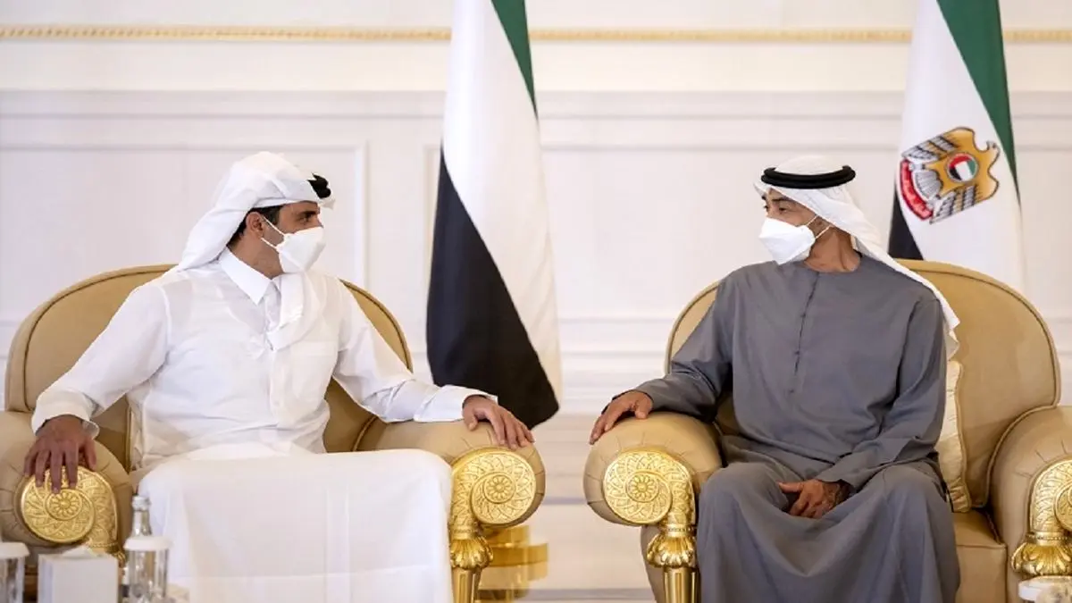 امیر قطر پس از ۵ سال به امارات سفر کرد