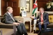 دیدار پادشاه اردن با وزیر دفاع عراق