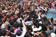 استقبال پرشور مردم انقلابی ایذه از رئیس‌جمهور 