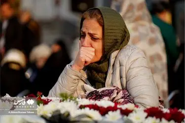 بزرگداشت شهدای سقوط هواپیمای اوکراینی/ گزارش تصویری