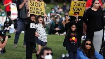 تظاهرات ضدنژادپرستی در استرالیا

