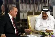 رایزنی اردوغان و پادشاه عربستان درباره احیای روابط