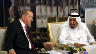 رایزنی اردوغان و پادشاه عربستان درباره احیای روابط