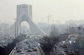 شاخص آلودگی هوای تهران امروز به تفکیک مناطق ۲۲ گانه