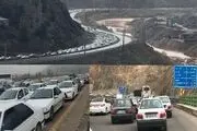 ترافیک در محور رشت-قزوین به حدود ۱۳کیلومتر رسید