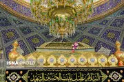 تصاویری نادر از سنگ مزار حضرت رقیه(س)
