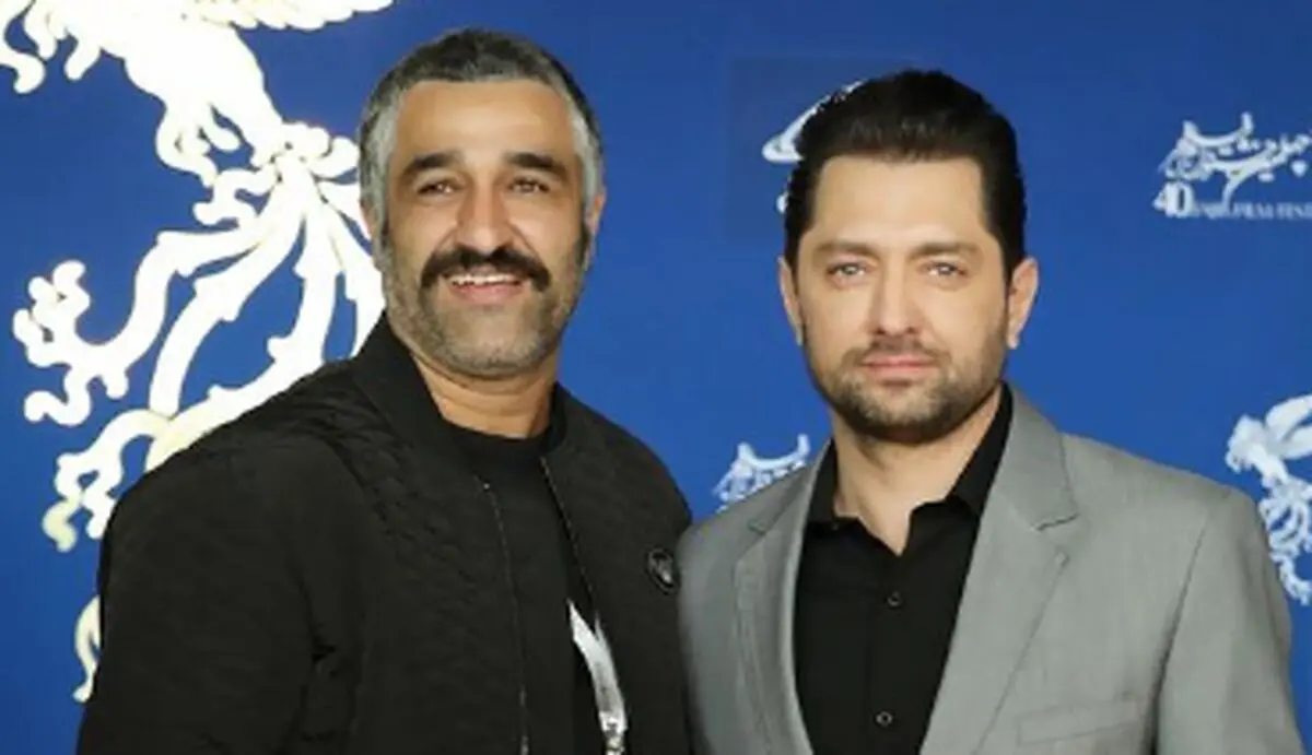 سلفی دوستانه پژمان جمشیدی در جشنواره فیلم فجر+ عکس