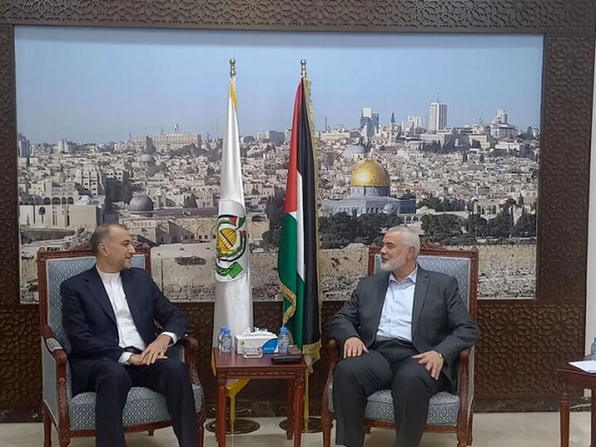 امیرعبداللهیان با اسماعیل هنیه دیدار کرد