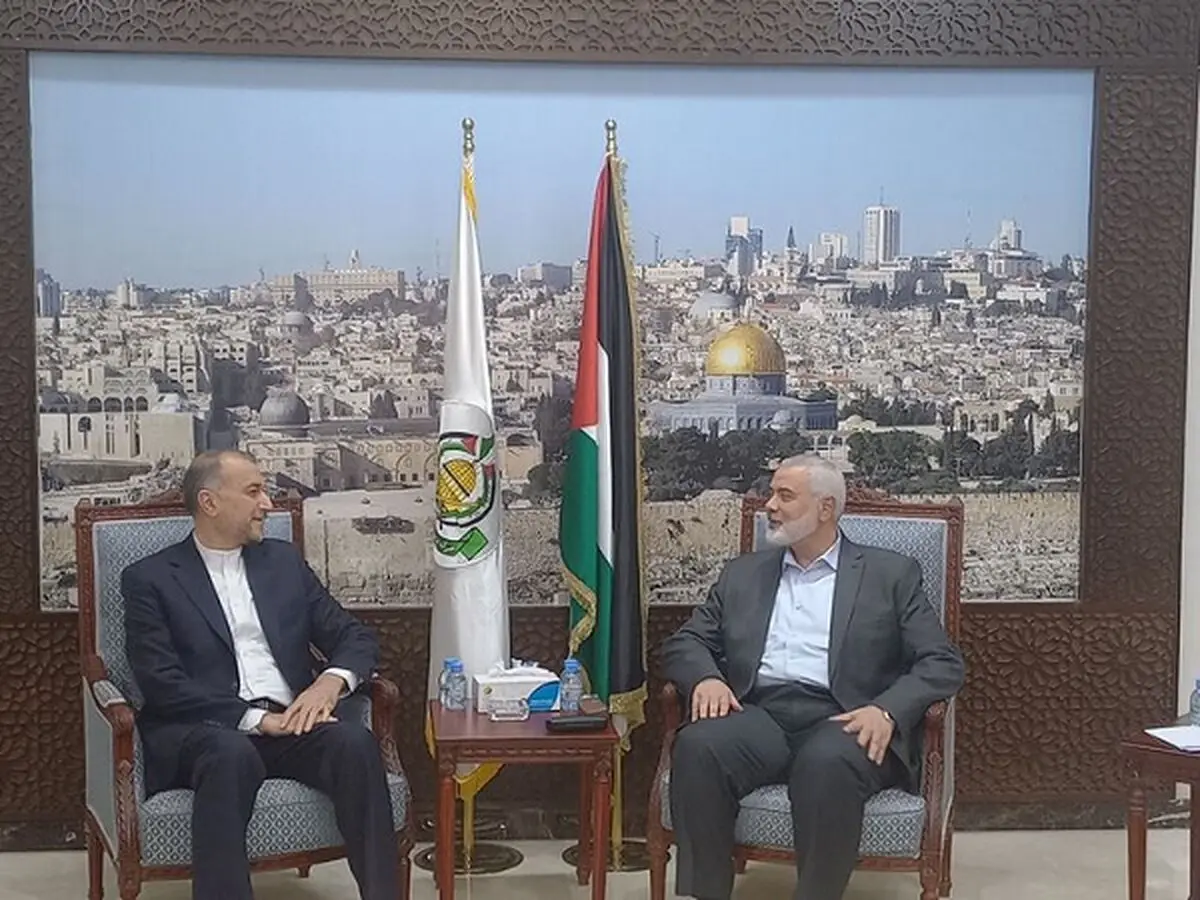 امیرعبداللهیان با اسماعیل هنیه دیدار کرد